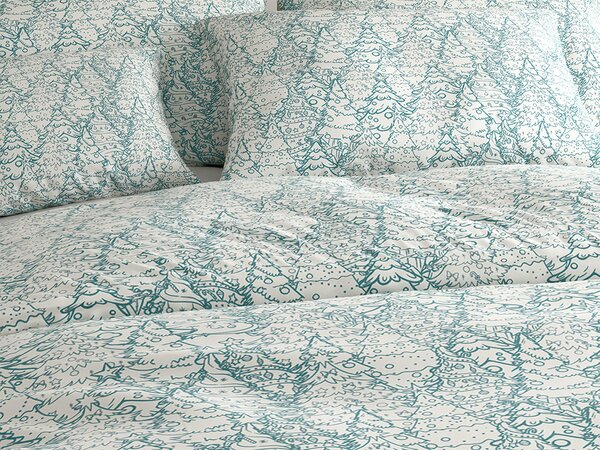 Pamučna posteljina FROSTLINE bijela Dimenzije posteljine: 70 x 90 cm | 140 x 200 cm