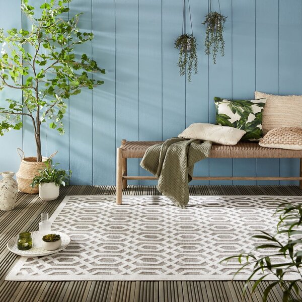 Bež vanjski tepih 170x120 cm Mondo - Flair Rugs
