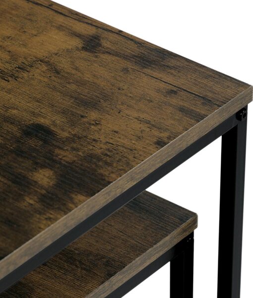 Zondo.hr Set pomoćnih stolića (2 kom.) Algarabias (old style wood). 1121148