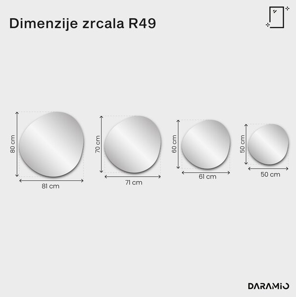 Plavo ogledalo Pure R49
