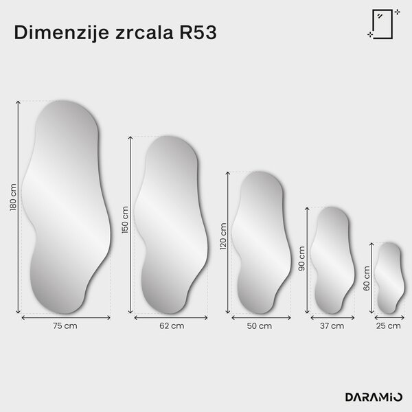 Plavo ogledalo Pure R53