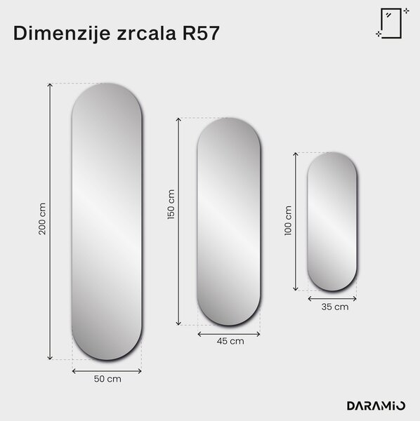 Plavo ogledalo Pure R57
