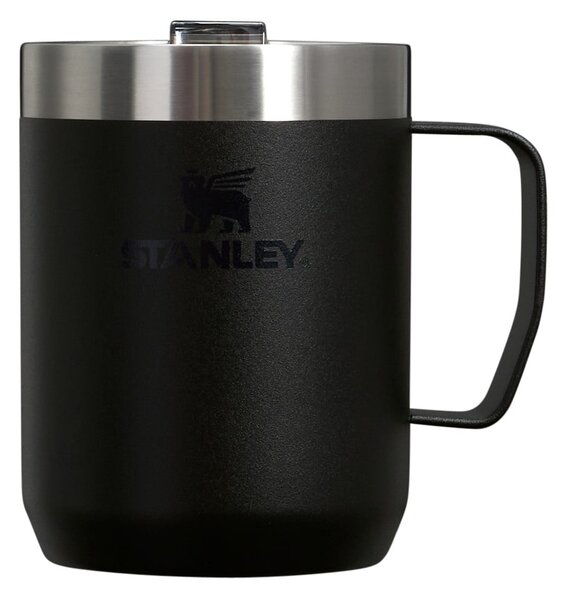 Crna termo šalica od nehrđajućeg čelika 230 ml Stay-Hot Camp Mug Black – Stanley
