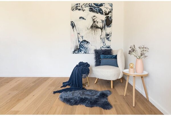 Plava umjetna koža Tiseco Home Studio Sheepskin, 60 x 90 cm