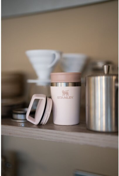 Svijetlo ružičasta termo šalica od nehrđajućeg čelika 230 ml Café-To-Go Travel Mug Rose Quartz – Stanley
