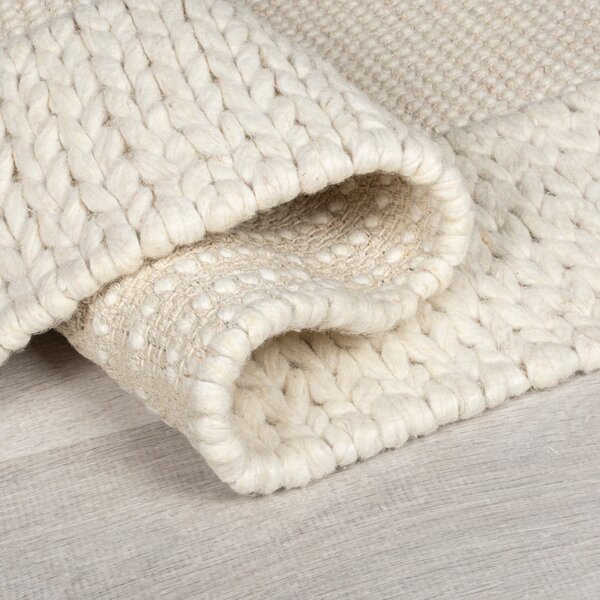 Bež vuneni tepih 230x160 cm Rue - Flair Rugs