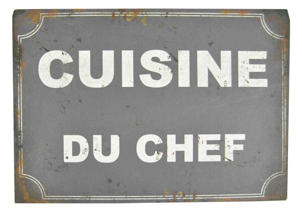 Limeni znak Antic Line Cusin Du Chef
