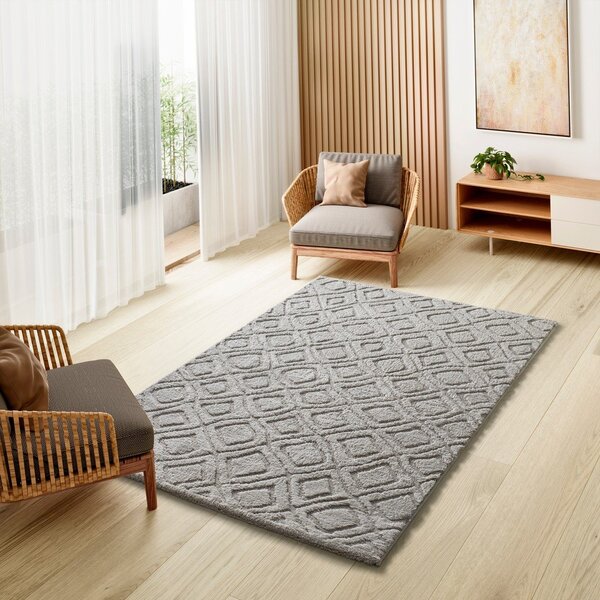 Sivi tepih 64x120 cm Juno – Universal