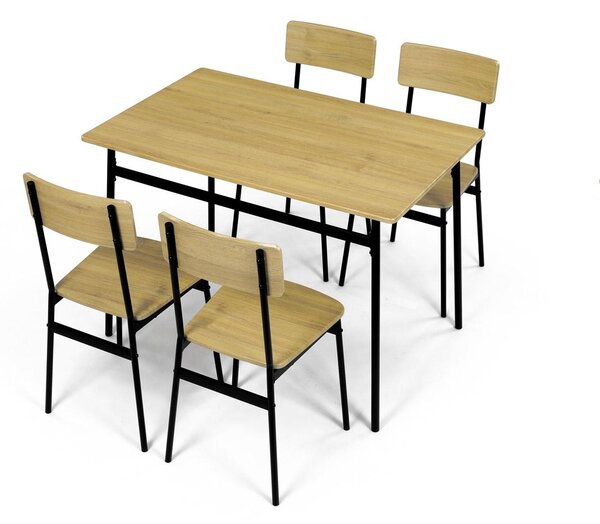 Blagovaonski set Anasagasti 2 (divlji hrast) (za 4 osobe)