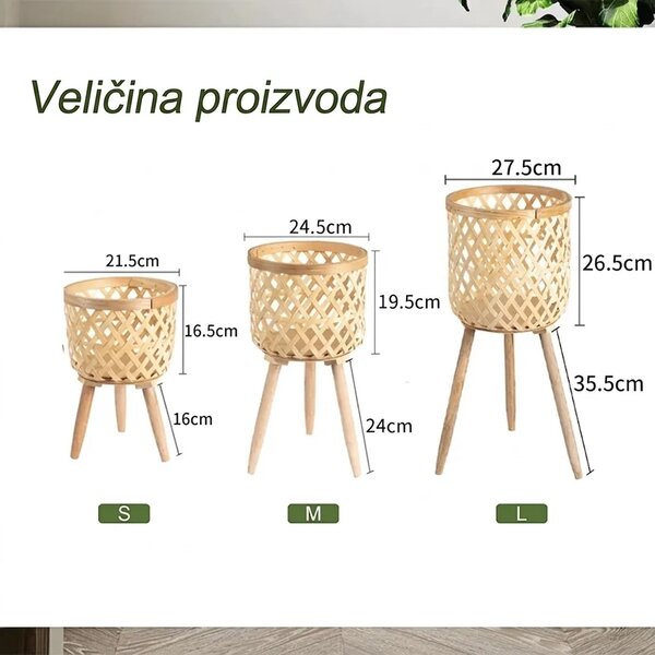 Rattanbloom™ Samostojeći Cvjetnjaci Od Ratana