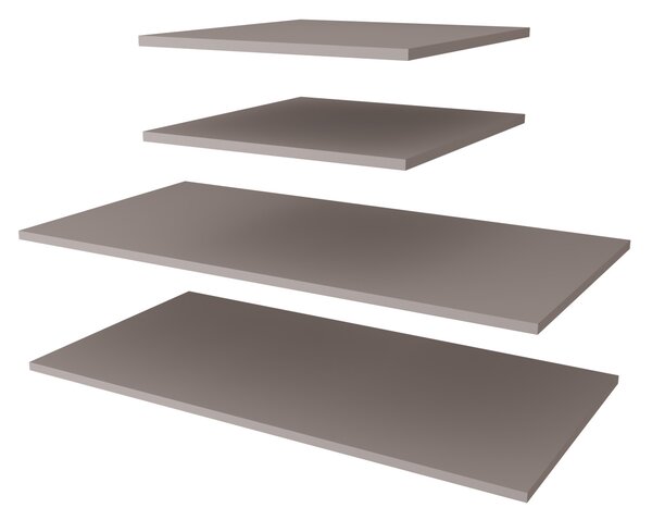 Set polica za ormar za garderobu (4 kom.) 150 cm (kašmir)