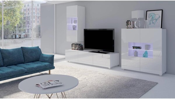 Set za dnevni boravak Calabria C7 (bijela) (bez rasvjete)