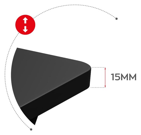 PC stolić Hyperion 1.8 (crna)