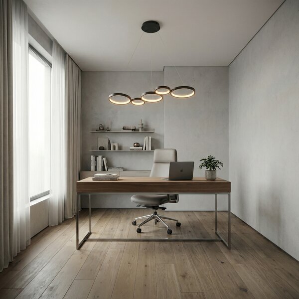 VISEĆA STROPNA LAMPA APP1923-CP BLACK