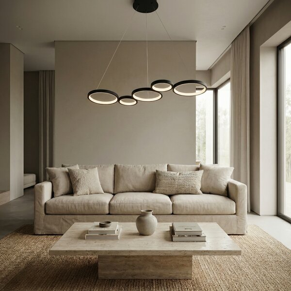 VISEĆA STROPNA LAMPA APP1923-CP BLACK