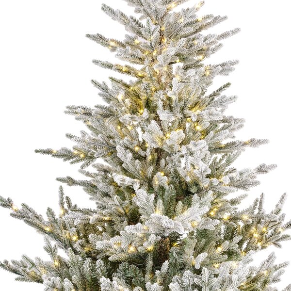 Umjetno božićno drvce Norway 210 + LED lampice - snježno drvce - 201 - 230 cm - Sa lampicama - 131 do 160cm
