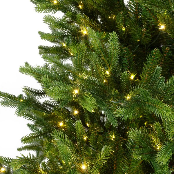 Nordmann umjetno božićno drvce 240 cm sa LED lampicama - 231 - 260 cm - Sa lampicama - 161 do 200cm