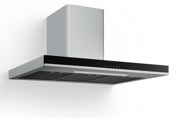 Klarstein Verosteel napa, Elegantna, minimalistička, snažna, Energetski razred A++, 881,6 m³/h, 90 cm