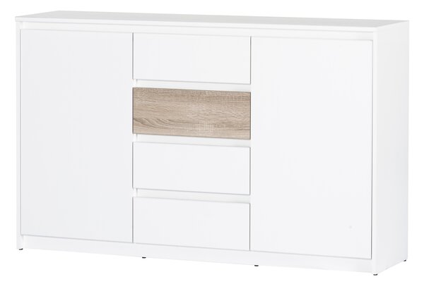 Komoda Wanta 06 (bijela + hrast sonoma)