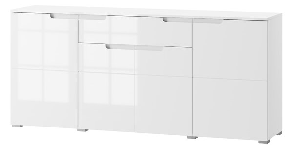 Komoda Sallosa 36 (bijela + bijeli sjaj)