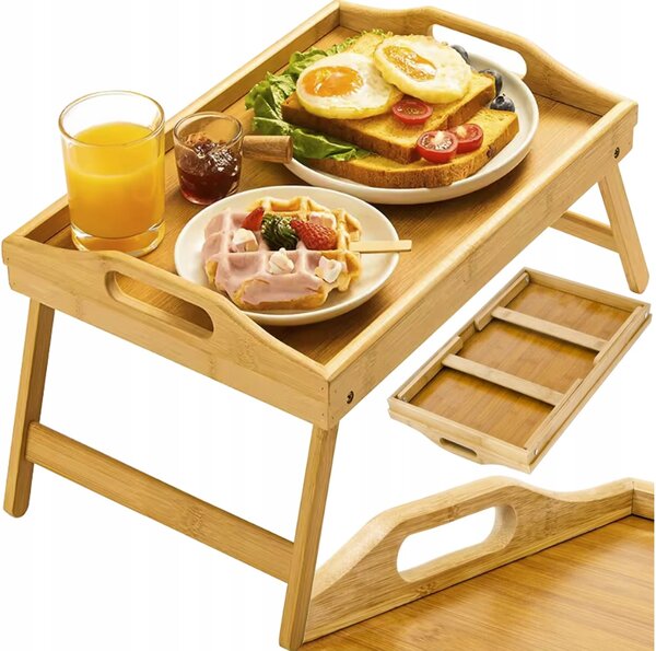 Sklopini stol za doručak od bambusa 50x30cm