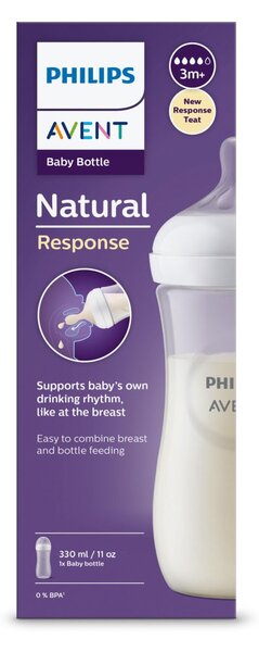 AVENT plastična bočica 330ml Natural Response