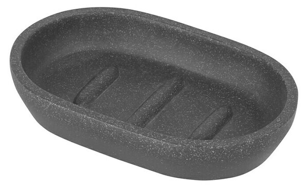 Camargue Posuda za sapun Stone (Poliesterska smola, Antracit, Duljina: 13,1 cm)