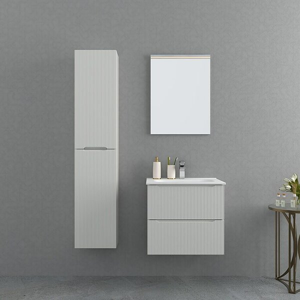 Visoki ormar Lote (Š x D x V: 34 x 25 x 162 cm, Bijela)