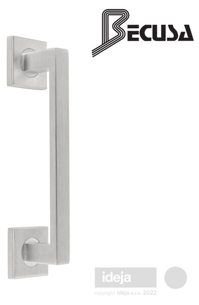 Rukohvat BECUSA inox kvadratni 200 mm