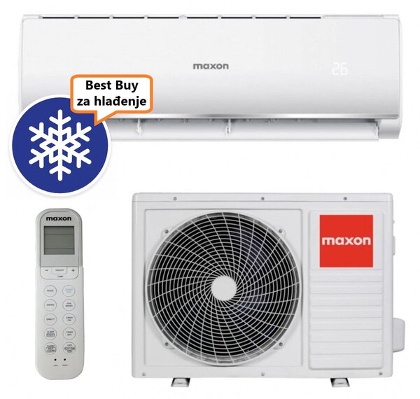 MAXON KLIMA UREĐAJ 2,6kW MX-09HC013i- Fresh Wi-Fi, za prostor do 25m2, A++ energetska klasa