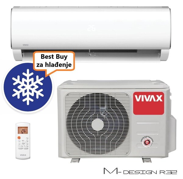 Vivax klima uređaj 3,52kW ACP-12CH35AEMI - M design, za prostor do 35m2, A++ energetska klasa