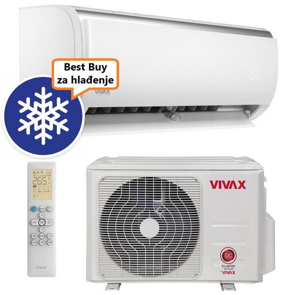 Vivax klima uređaj 2,64kW ACP-09CH25AEQI - Q design, za prostor do 30m2, A++ energetska klasa