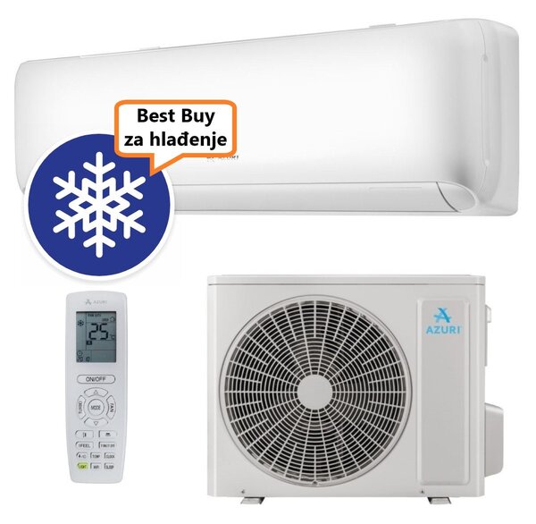 AZURI KLIMA UREĐAJ 2,2 kW AZI-WN20VA - Midori Inverter, za prostor do 20m2, A++ energetska klasa, Wi-Fi, R-32