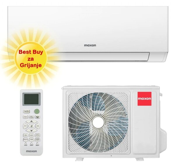 MAXON KLIMA UREĐAJ 3,6kW MX-12HB013i - Premium Bloom, za prostor do 35m2, A+++ energetska klasa