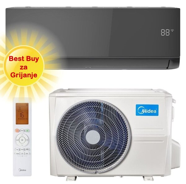 MIDEA KLIMA UREĐAJ 2,63kW MSAGBU-09HRFN8 / MOX230-09HFN8 - XTREME INVERTER Save Pro, za prostor do 30m2, A++ energetska klasa