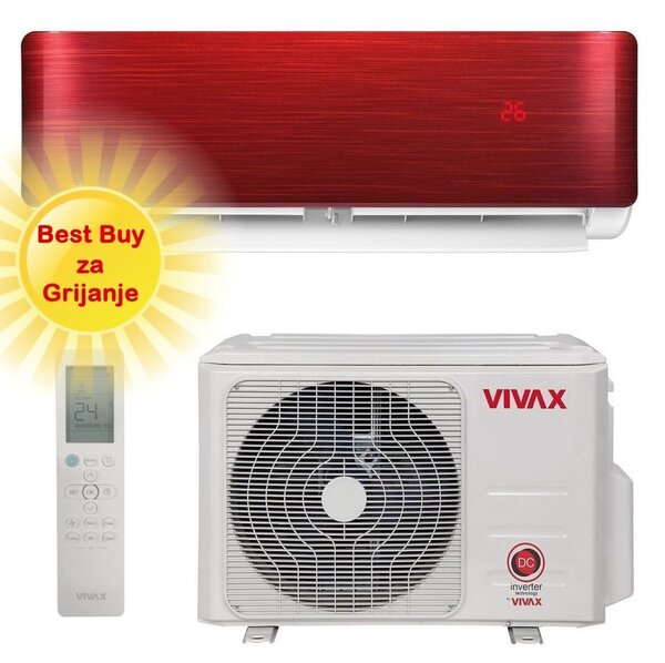 Vivax klima uređaj 3,52kW ACP-12CH35AERI+ - R+ design, za prostor do 35m2, A+++ energetska klasa