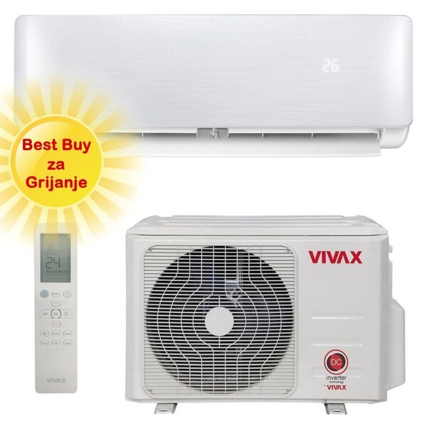 Vivax klima uređaj 3,52kW ACP-12CH35AERI+ - R+ design, za prostor do 35m2, A++++ energetska klasa