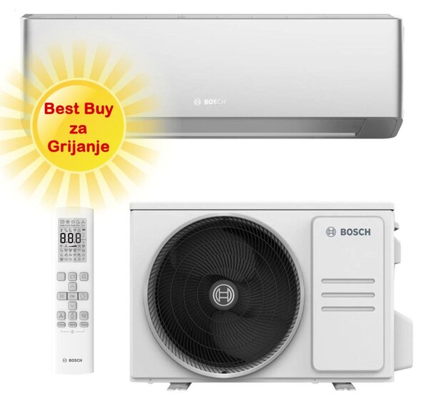 BOSCH KLIMA UREĐAJ 2,0 kW CL7000-Set 20 WE, za prostor do 20m2, A+++ energetska klasa, R32