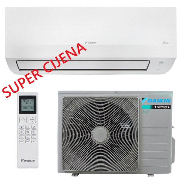 DAIKIN KLIMA UREĐAJ 5 kW - ATXC50E/ARXC50E - Siesta, za prostor do 50m2, A++ energetska klasa