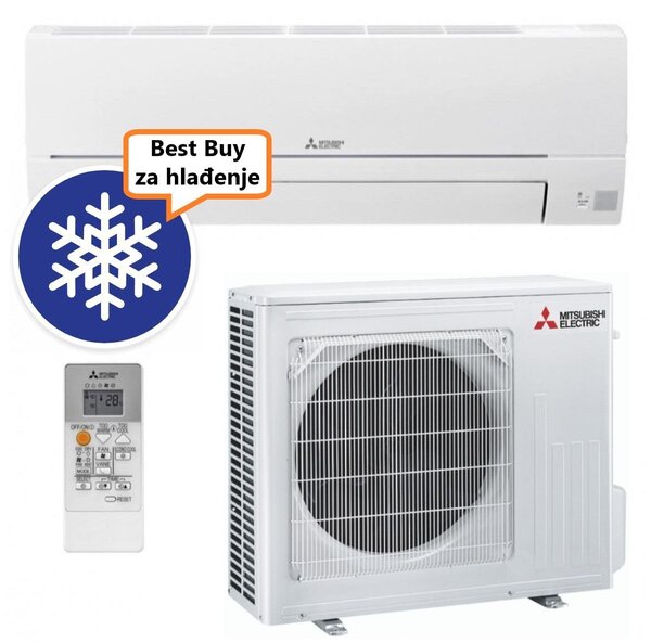 MITSUBISHI KLIMA UREĐAJ MSZ-HR60VFK/MUZ-HR60VF - 5,0 kW, za prostor do 60m2, A++ energetska klasa, R-32