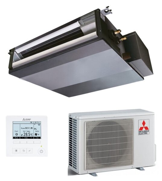 Mitsubishi Electric kanalni klima uređaj SEZ-M25DA/SUZ-M25VA - 2,5kW. A klasa