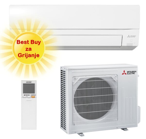 MITSUBISHI KLIMA UREĐAJ MSZ-FT35VGK/MUZ-FT35VGHZ - 3,5 kW, za prostor do 35m2, A+++ energetska klasa, R-32