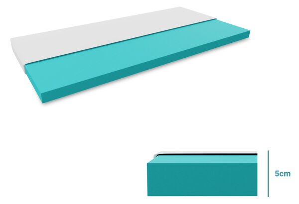 Madrac za krevetic Basic bijeli 70 x 140 cm