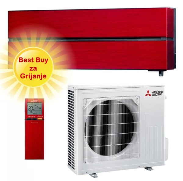 Mitsubishi Electric klima uređaj MSZ-LN50VGR/MUZ-LN50VG - 5 kW, Kirigamine style, za prostor do 50m2, A+++ energetska klasa