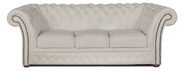 Chesterfield Trosjed Winfield Basic Luxe Leather | 3-sjedišta | White