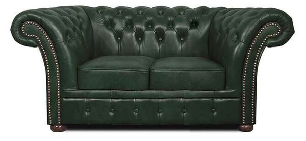 Chesterfield Dvosjed Winfield Basic Leather | 2-sjedišta | Cloudy Green