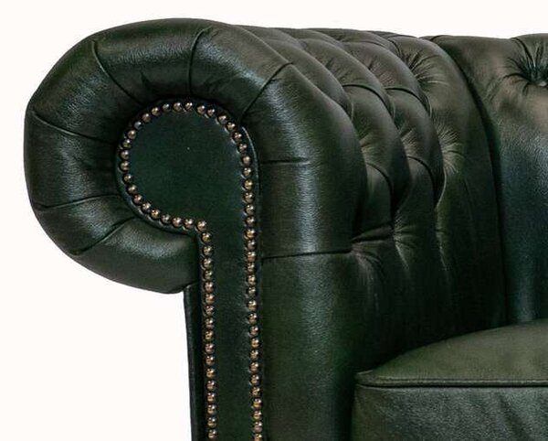 Chesterfield Garnitura First Class Leather | 6-sjedišta | Cloudy Green