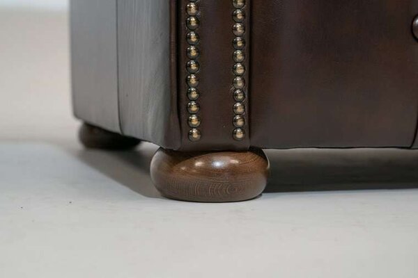 Chesterfield Garnitura Class Leather | 6-sjedišta | Cloudy Brown Dark