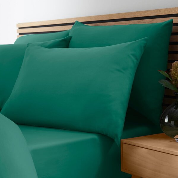 Plavozelena plahta s gumom 90x190 cm So Soft Non-Iron – Catherine Lansfield