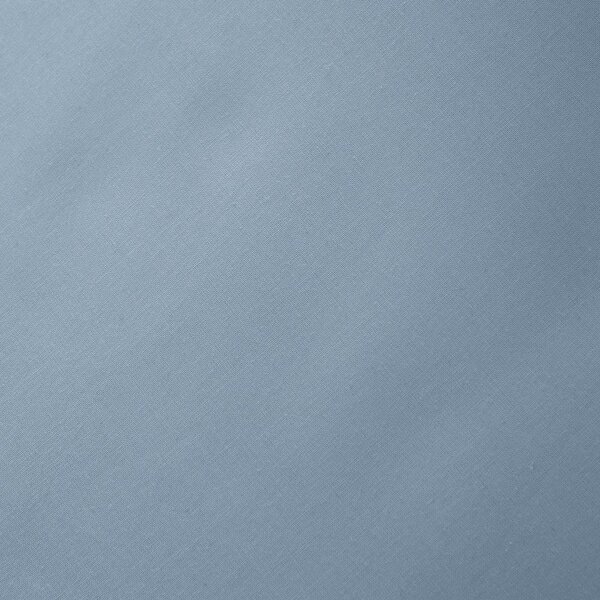 Plava plahta s gumom od pamučnog perkala 90x190 cm Cotton Percale – Bianca